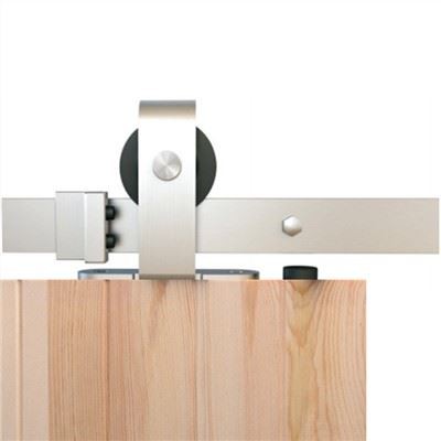 Sady Satin Nickel Barn Door Kit